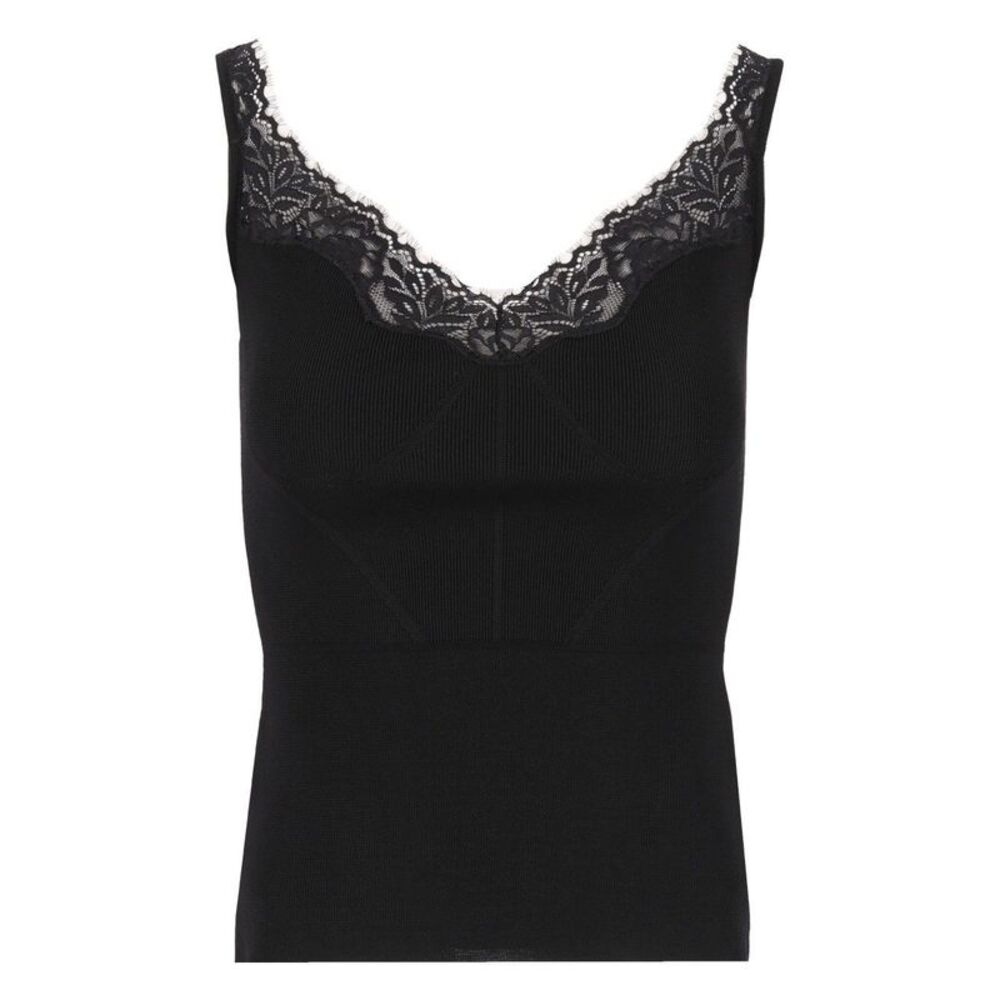 Self-Portrait Women Sleeveless Knitted Top